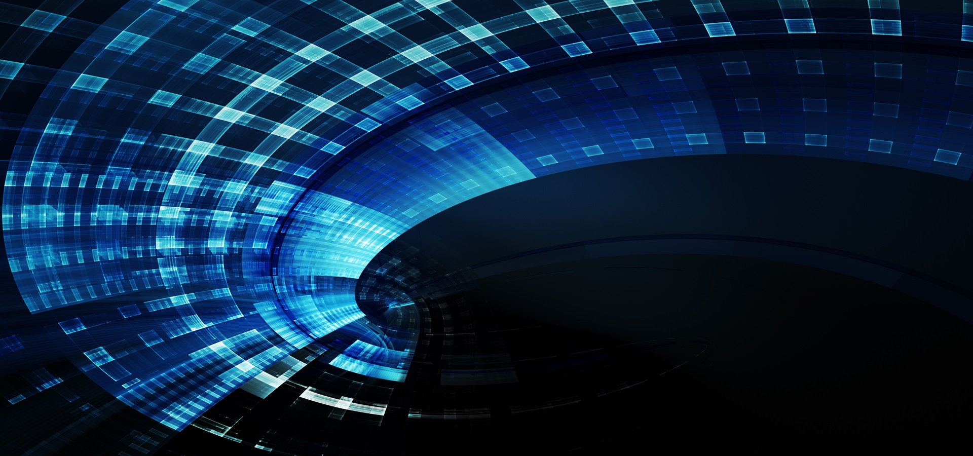 Abstract blue and black tech background